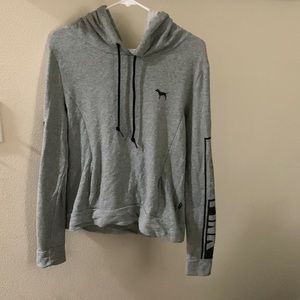 Pink Victoria’s Secret grey sweater size small